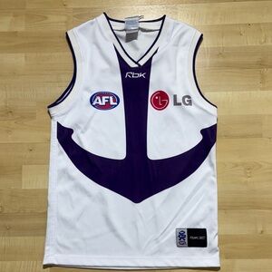 Reebok Men’s White & Purple Sleeveless AFL Jersey